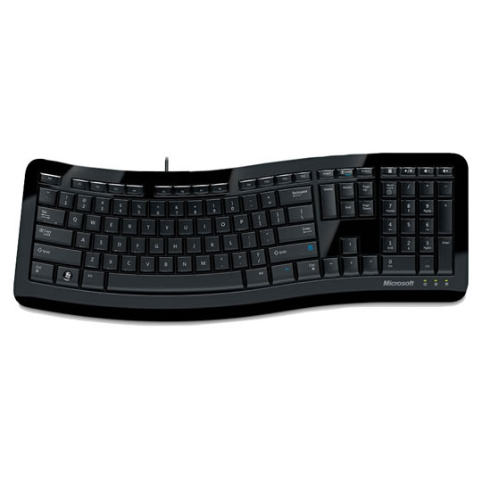 Microsoft Comfort Curve Keyboard 3000 Slimline Full Size USB : image 2