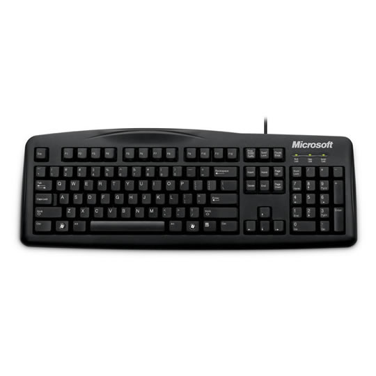 Microsoft Wired Keyboard 200 Black USB : image 1