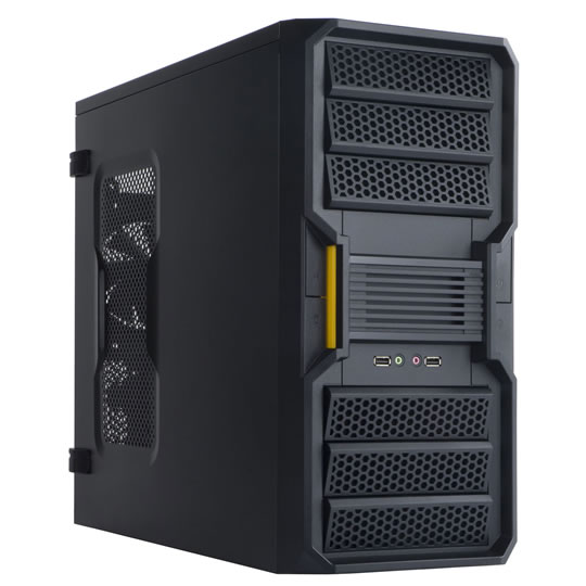 IN Win PE668T2 Black Mid Tower Case : image 1