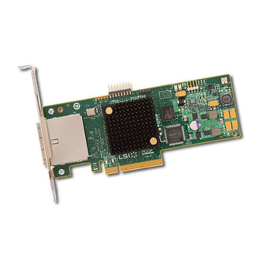LSI SAS 9205-8e SGL - 8-Port Ext, 6Gb/s SATA + SAS : image 1