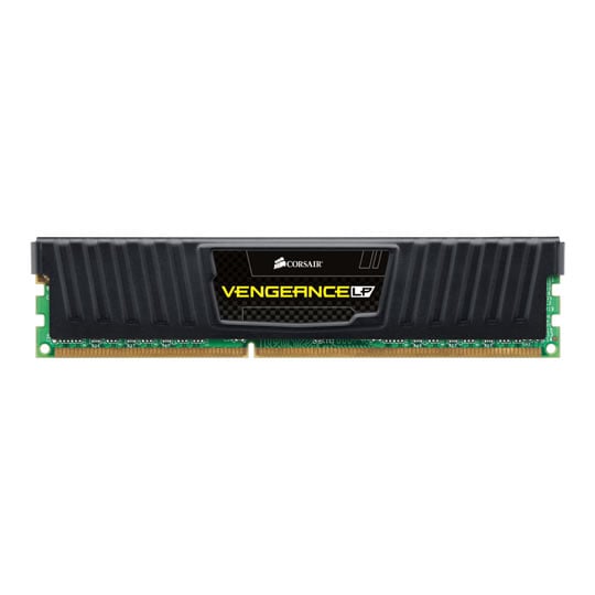 Corsair Memory Vengeance Low Profi Jet Black 4GB DDR3 1600 MHz CAS 9-9-9-24 XMP Dual Channel Desktop : image 2