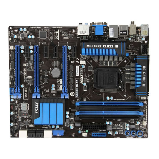 MSI Z77A-GD65 Intel Z77 Socket 1155 Ivybridge Ready Motherboard : image 2