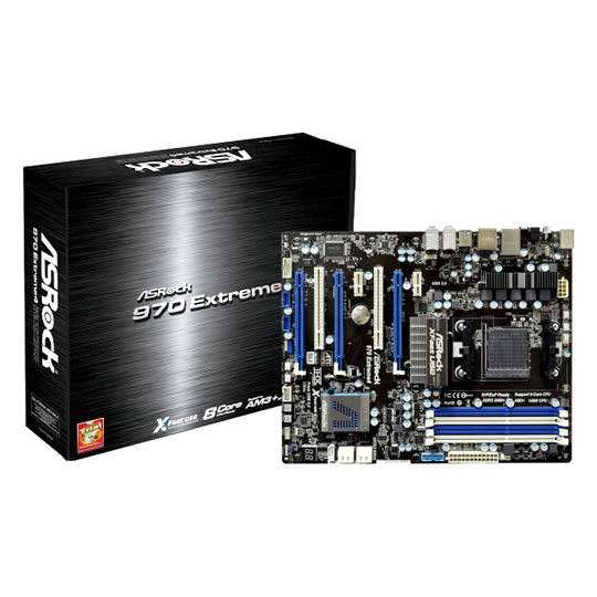 ASRock 970 Extreme4 AMD 970 AM3+ Motherboard : image 1