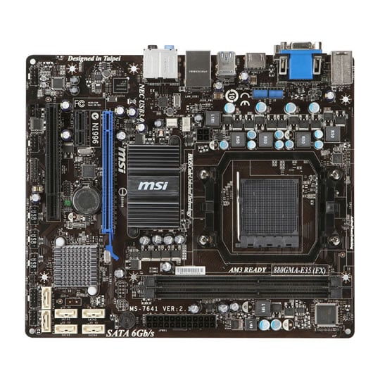 MSI 880GMA-E35 (FX) AMD Unlocked CPU AM3+ Motherboard : image 2