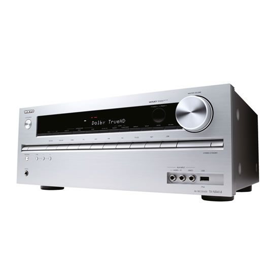 Onkyo TXNR414 Silver Av Receiver : image 1