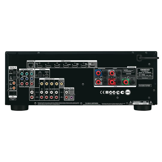 Onkyo TXNR414 Silver Av Receiver : image 3