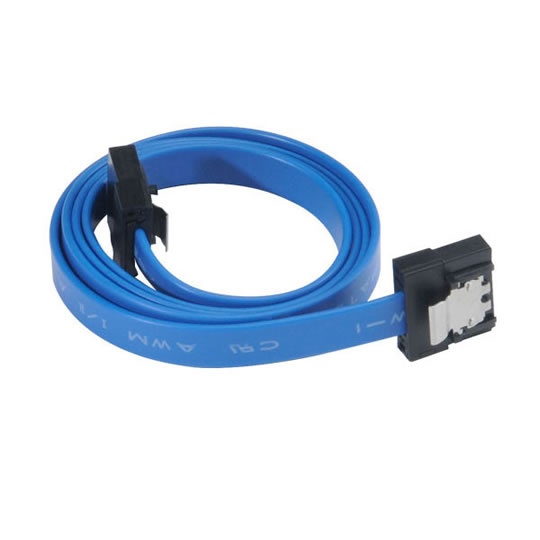 Akasa Proslim 30cm SATA 3 Data Cable - Blue : image 1