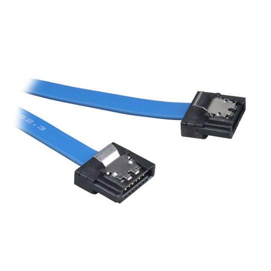 Akasa PROSLIM 50cm SATA 3 Flat Extension Cable - Blue