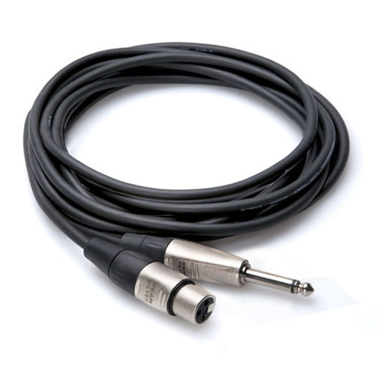 6m Hosa 1/4"" Mono JACK - XLR F : image 1