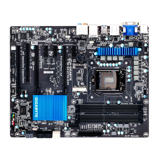 Gigabyte GA-Z77X-D3H Intel Z77 Socket 1155 Ivybridge Ready Motherboard : image 2