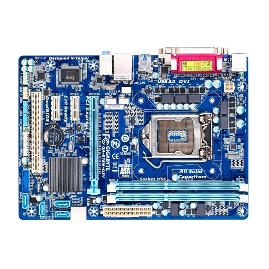 Gigabyte GA-B75M-D3V Intel B75 Socket 1155 Motherboard : image 2