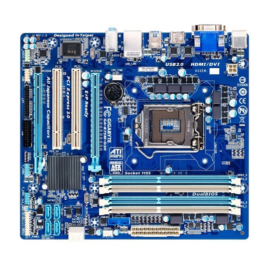 Gigabyte GA-B75M-D3H Intel B75 Socket 1155 Motherboard : image 2
