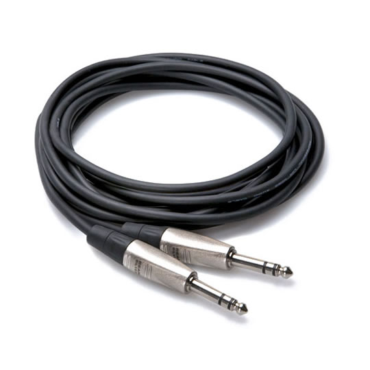 1m Hosa  1/4" stero Jack cable
