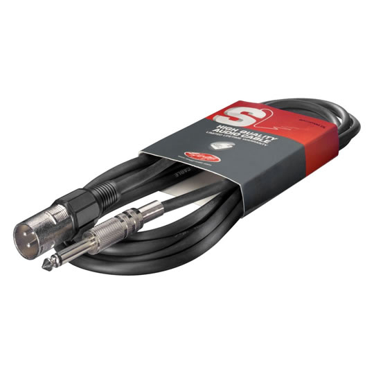 6m Stagg XLR(M)-Jack Cable : image 1
