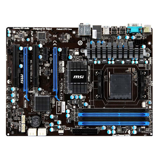 MSI 970A-G46 AM3+ ATX Motherboard : image 2