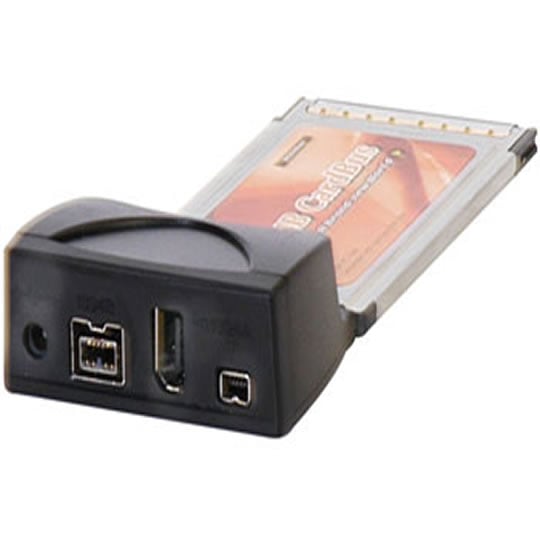 Scan 1 Port 1394B(800) + 2 Port 1394A(400) PCMCIA Firewire Adaptor/Hub for Notebooks : image 1