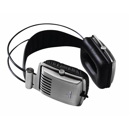 Krator C1140S Dione Precision Over Ear Hi Fi Headphones - Brushed Silver : image 1