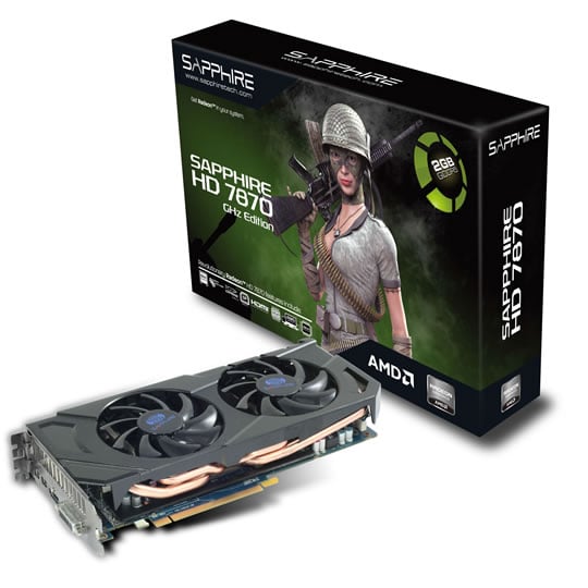 Sapphire HD7870 GHZ EDITION AMD/ATI Graphics Card - 2GB : image 1