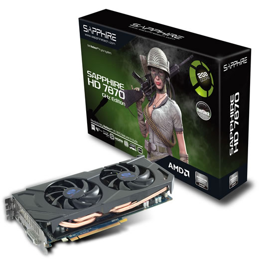 Sapphire HD7870 OC EDITION AMD/ATI Graphics Card - 2GB : image 1