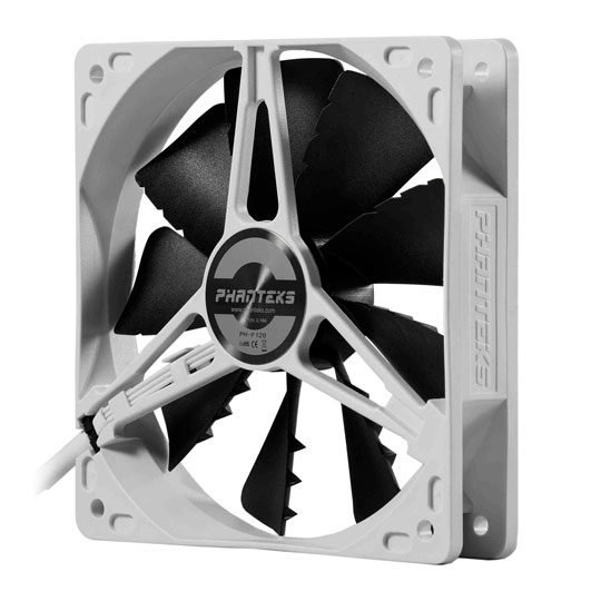 Phanteks PH-F120S_BK, 120mm Premium Fan White/Black : image 2