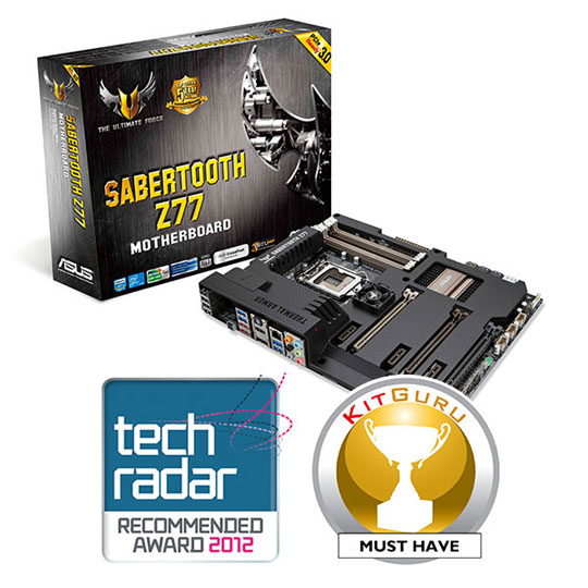 ASUS Sabertooth Z77 Intel Z77 Socket 1155 Ivybridge Ready Motherboard