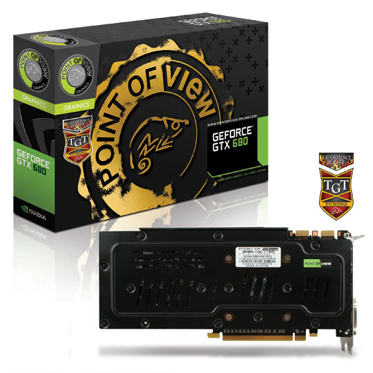 POV/TGT GeForce GTX 680Performance Boost/ Backplate NVIDIA Graphics Card - 2GB : image 2