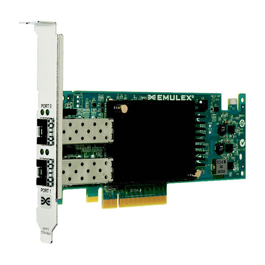 Fibre Channel 10 Gigabit Ethernet (10GbE)  Network Card from Emulex OCE11102-fm : image 1