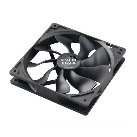 AK-FN062 - 140mm Akasa Black APACHE S-FLOW Blade Design Fan OEM : image 1