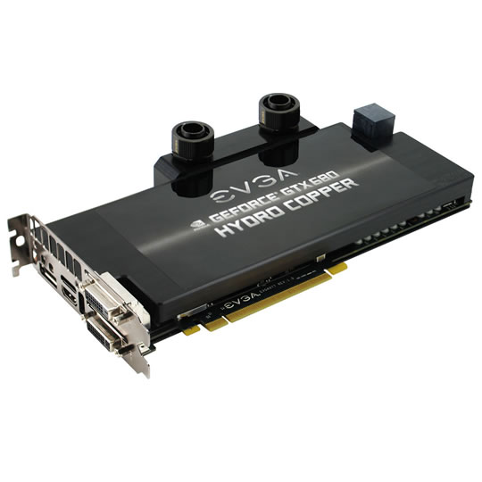 EVGA 2GB GeForce GTX 680 Hydro Copper NVIDIA Graphics Card : image 2