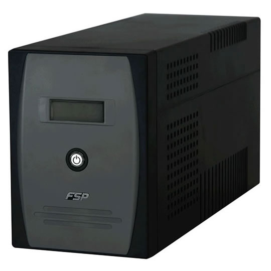 FSP UPS 1500VA Mini Tower with 4xIEC 2xUk Socket RJ11 RS232 1 x USB : image 1