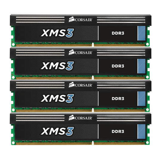 Corsair Memory XMS3 32GB DDR3 1600 MHz CAS 11-11-11-30 XMP Dual Channel Desktop : image 1