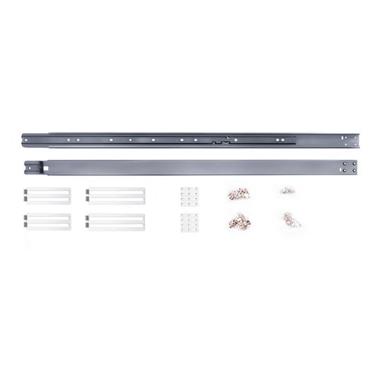 28" NetStor ATSRFR28TW Friction Slide Rails : image 1