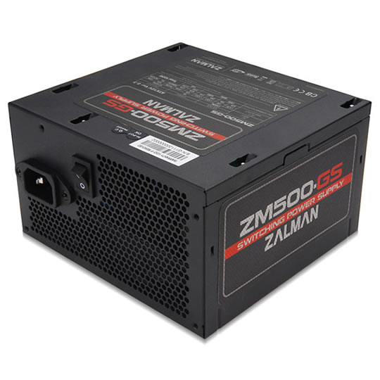Zalman ZM500-GS Ultra Quiet PSU 500W Power Supply (PSU) : image 3