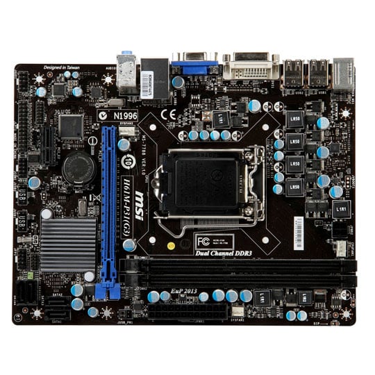 MSI H61M-P31 (G3) Socket 1155 Micro ATX Motherboard : image 2
