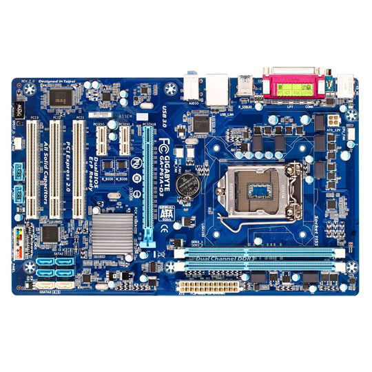 Gigabyte GA-P61A-D3 Intel 1155 Motherboard : image 2