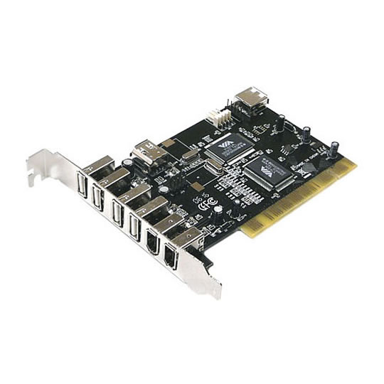 ScanFX 5 Port USB2 & 3 Port Firewire 1394a PCI CARD : image 1