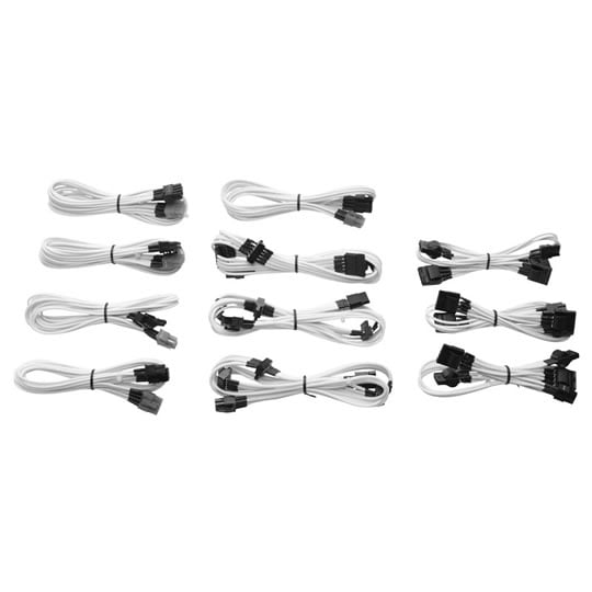 Corsair Professional Series HX Enthusiast TXM Series Individually Sleeved Cables White : image 1