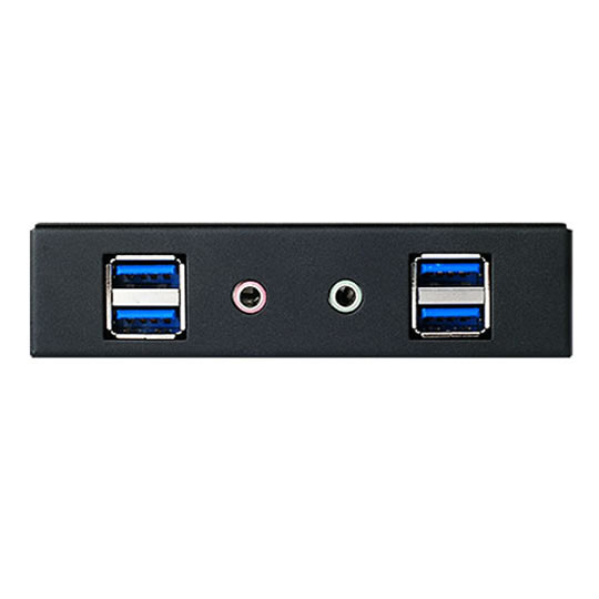 Silverstone FP32B-E 3.5" Black Front IO Module : image 2