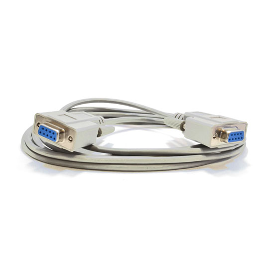 Scan 2m 9-pin Female to Female Serial Cable - Beige : image 1