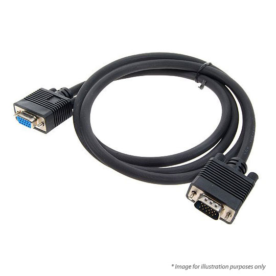VGA Cable SVGA (Male to Female) with Tri Coax - Quality EX-255 : image 1