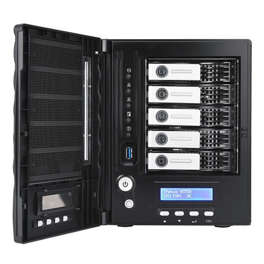 Thecus N5550 5 Bay All In One NAS Server Enterprise Class Intel Atom PC/MAC - see specs : image 2