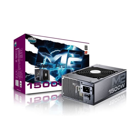 Coolermaster 1500W Modular PSU RSF00-SPM2D3-UK Silent Pro M2 80+ SILVER PSU ErP : image 1