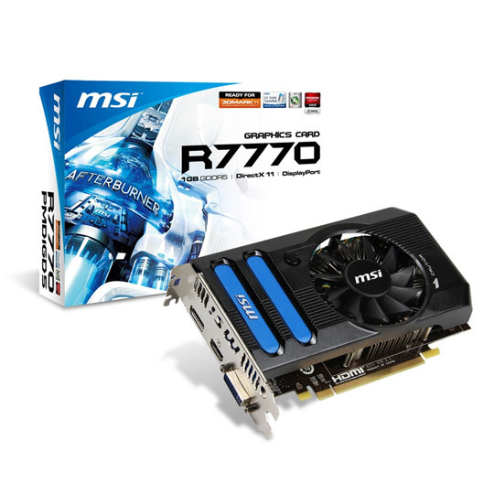 MSI HD Radeon HD 7770 AMD Graphics Card - 1GB : image 1
