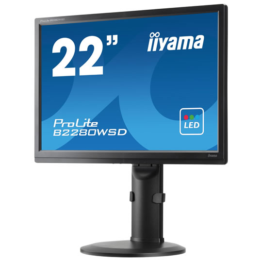 iiyama ProLite B2280WSD 22" LED Monitor with TN Panel : image 3