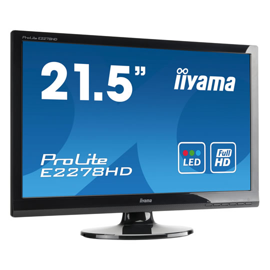 iiyama ProLite E2278HD 21.5" LED Monitor with TN Panel : image 1