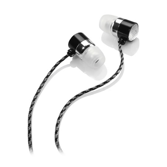 Altec Lansing MZX736 Black Earbud Headphones with Microphone for Music & Mobile Phones 3.5mm Jack : image 1