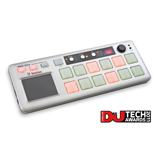 Vestax Pad-One Portable Midi Controller LN46411 - PAD-ONE | SCAN UK