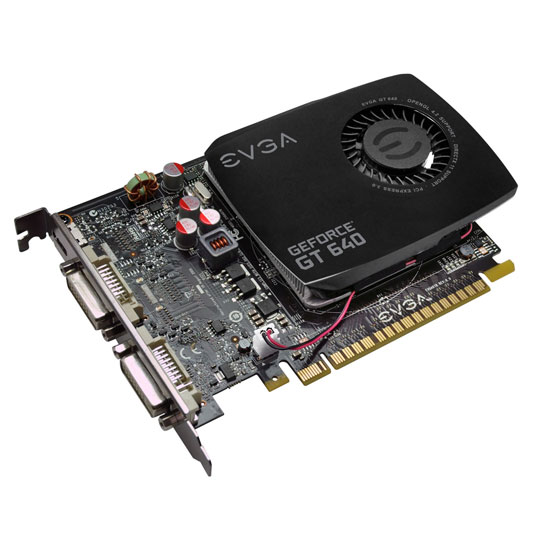 EVGA GT640 NVIDIA SINGLE SLOT GRAPHICS CARD - 2GB : image 2