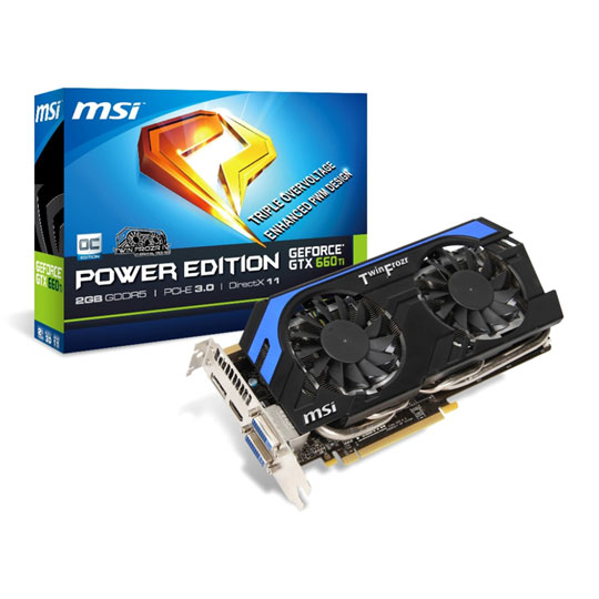 Graphics Cards Msi Gtx 660 Twin Frozr MSI N660-TF-2GD5/OC Twin