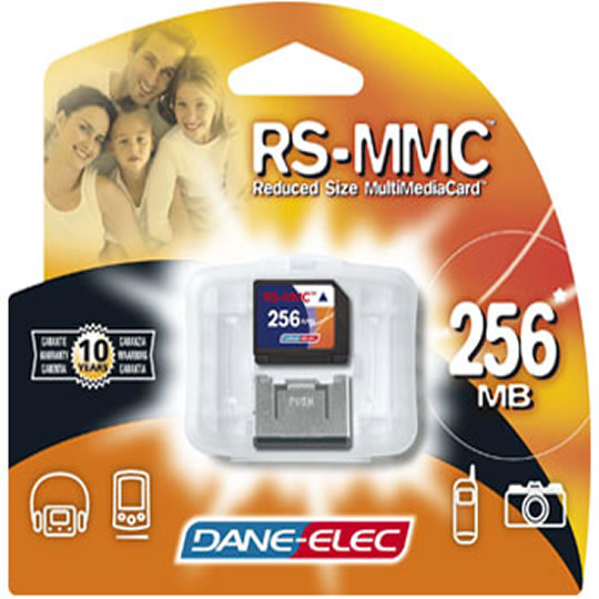 256MB ScanFlash Reduced Size Multi Media Card (RS MMC) : image 1